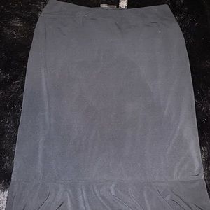 Express Pencil Skirt With Ruffle Hem!